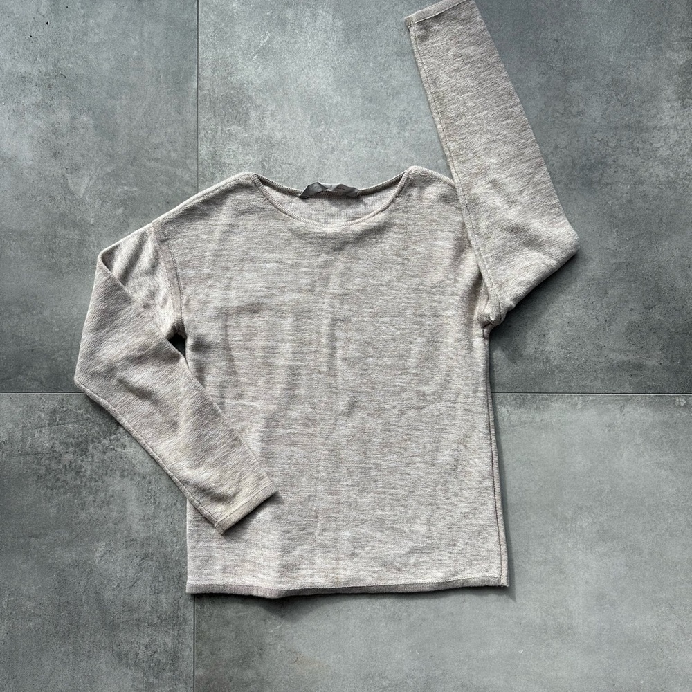 Oatmeal Athleta Poly blend Sweater